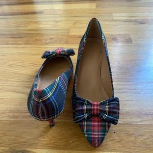 Tartan plaid heels